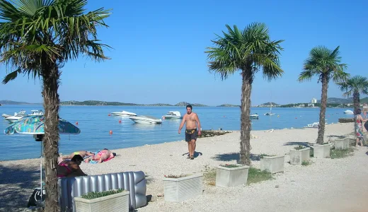Wypoczynek na plażach w Vodice