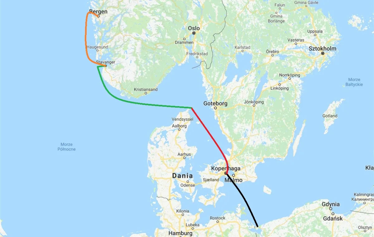 Rejs Świnoujście - Bergen