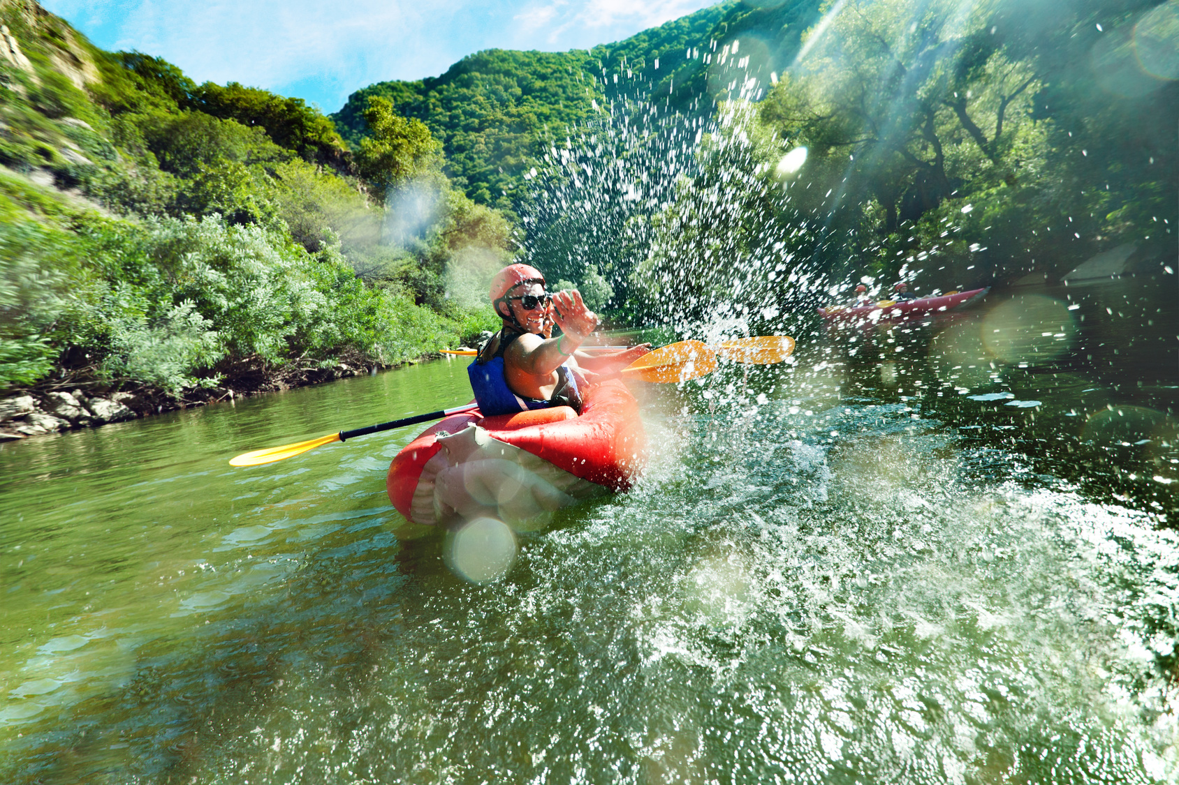 Rafting na rzece Zrmanja w Chorwacji
