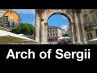 Arch of the Sergii in Pula, Croatia