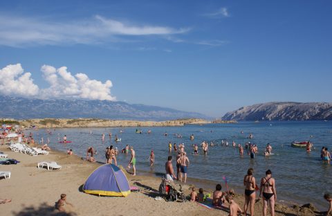 Zdjęcie z rejsu żeglarskiego Rab: Plaże na wyspie Rab