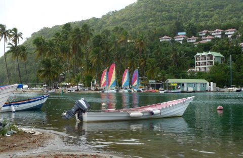 Zdjęcie z rejsu żeglarskiego Marigot Bay: Aktywny wypoczynek w Marigot Bay