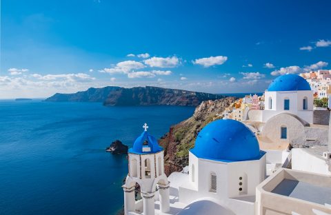 Zdjęcie z rejsu żeglarskiego Santorini