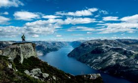 Norwegia Lysefjorden Lysefjorden: Lysebotn