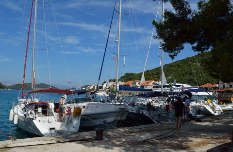 Zdjęcie z rejsu żeglarskiego Mljet