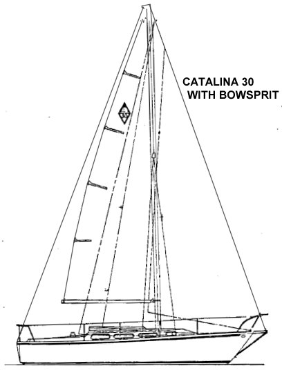Catalina 30 (w/bowsprit)