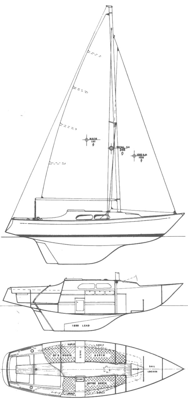 Bahama 25 (cape Foulweather)