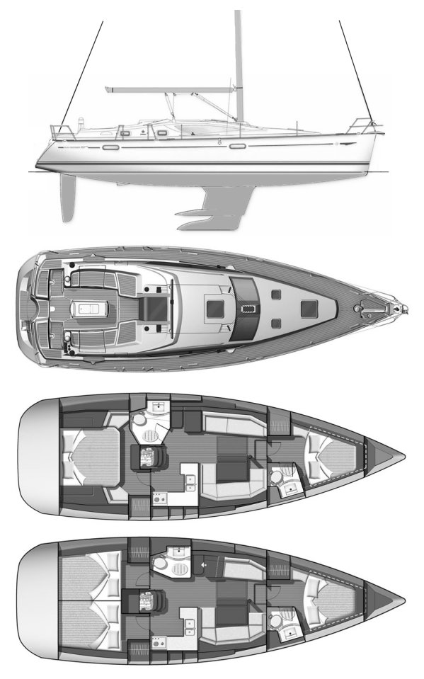 Sun Odyssey 42 Ds (jeanneau)