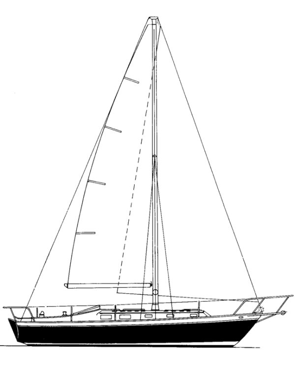 Endeavour 37 (sloop W/bowsprit)
